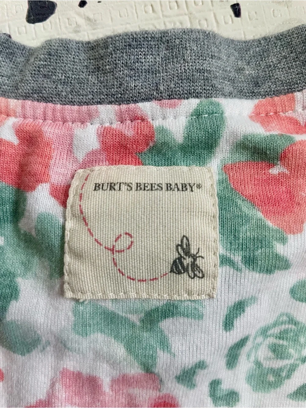 Burt's Bees Girl’s Baby Organic Cotton Footie Sleeper Zip-Up Pajamas - 18 Months